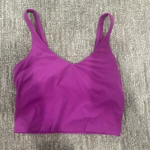 Lululemon align tank top in vivid plum- size 6